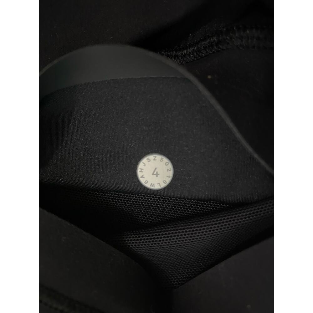 NWOT Lululemon In Movement Crop 19" Legging US 4 Black Everlux Fitness Sports - Picture 8 of 9